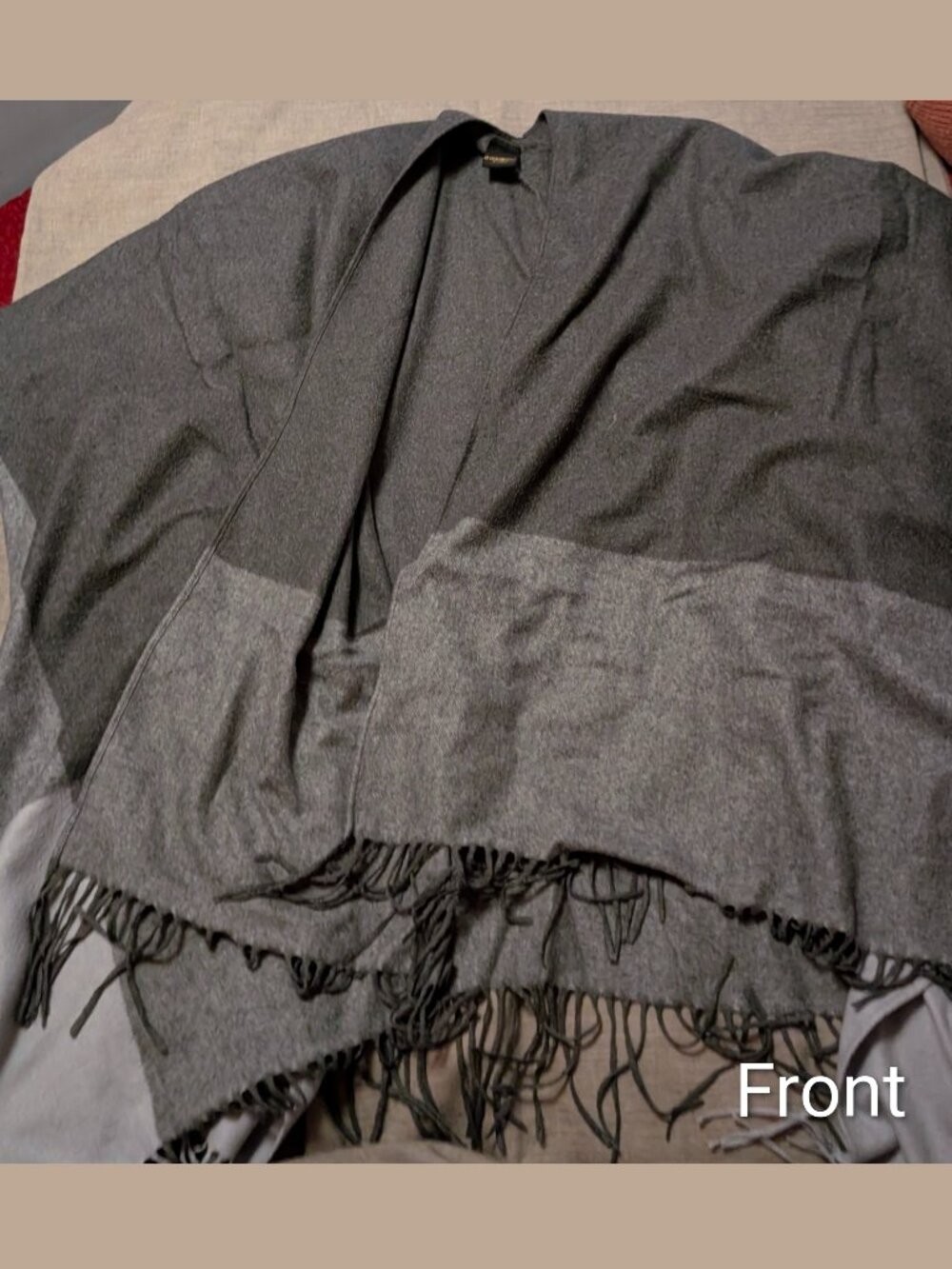 2/$10 - Grey Scarf/Shawl